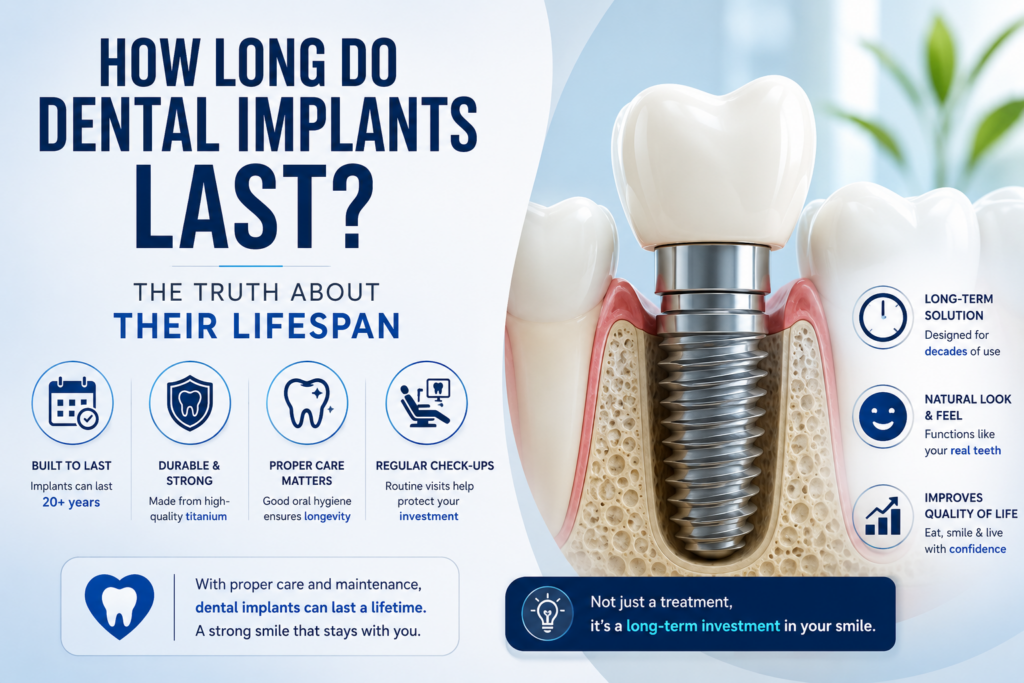 How long do dental implants last?
